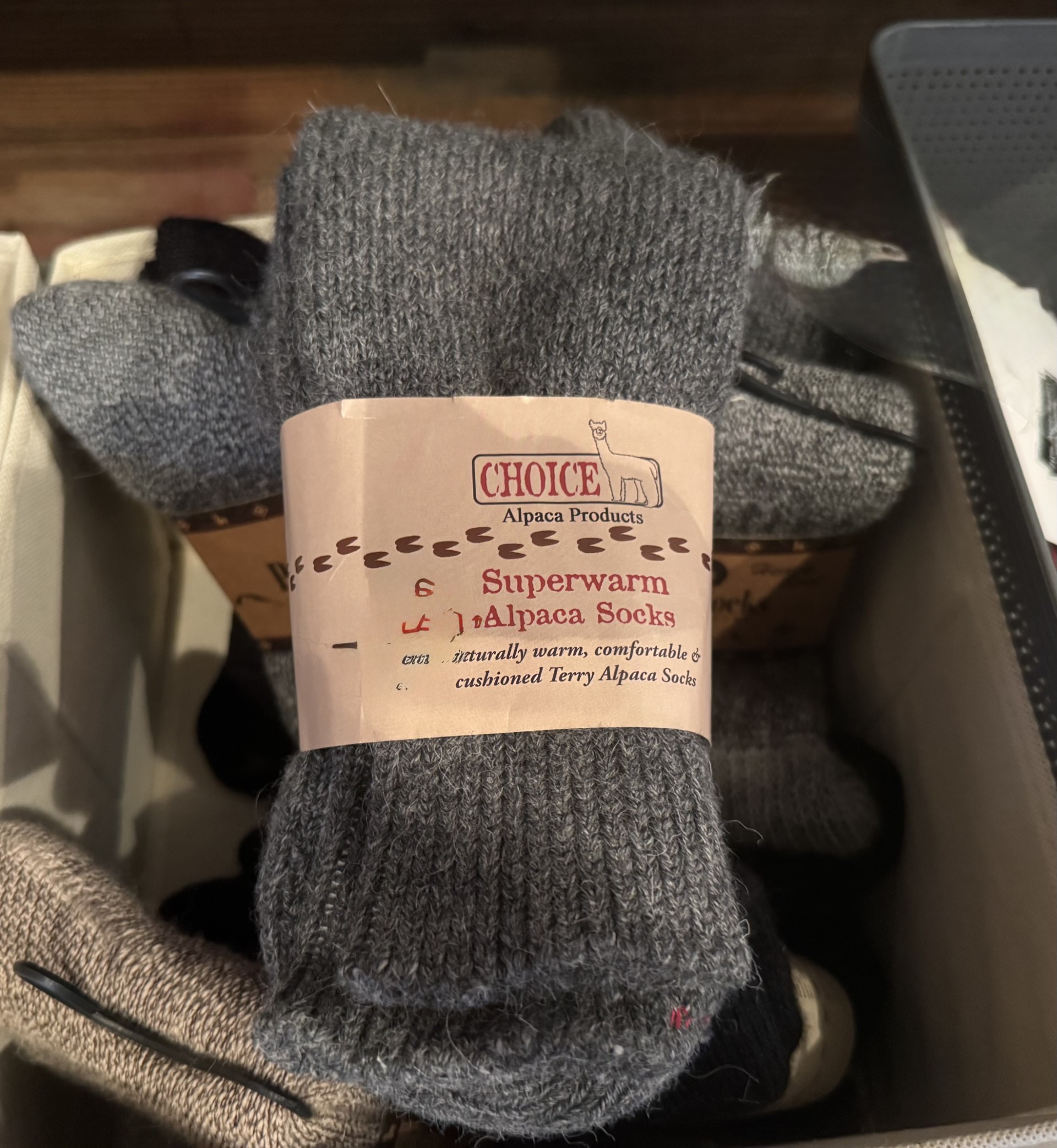 Alpaca fiber products at Count Your Blessings Farm